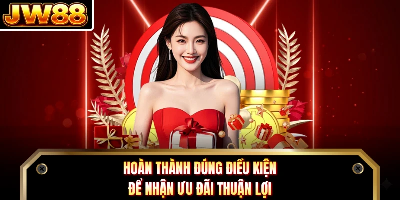 Hoàn thành đúng điều kiện để nhận ưu đãi thuận lợi